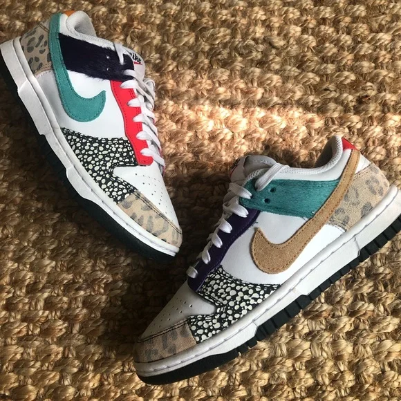 Nike Dunk Low Safari Mix. Size 6 - Picture 2 of 16